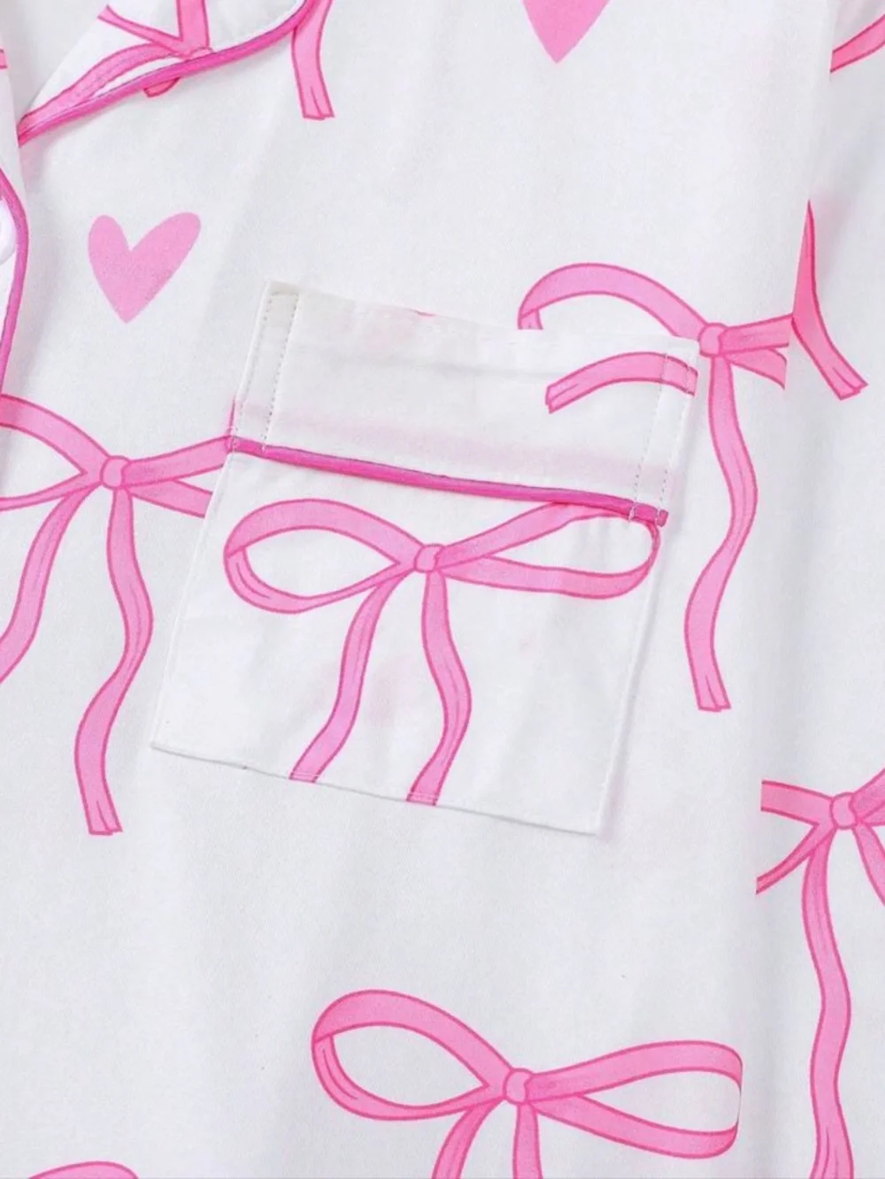 Women’s Bow Pajama Set - XL - Picture 7 of 10